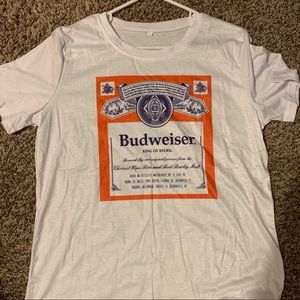 Budweiser ladies tshirt! New never worn!
